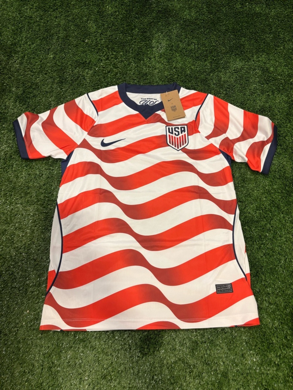 JUST RELEASED 2026 WC- USA
Home Striped Jersey Red and White